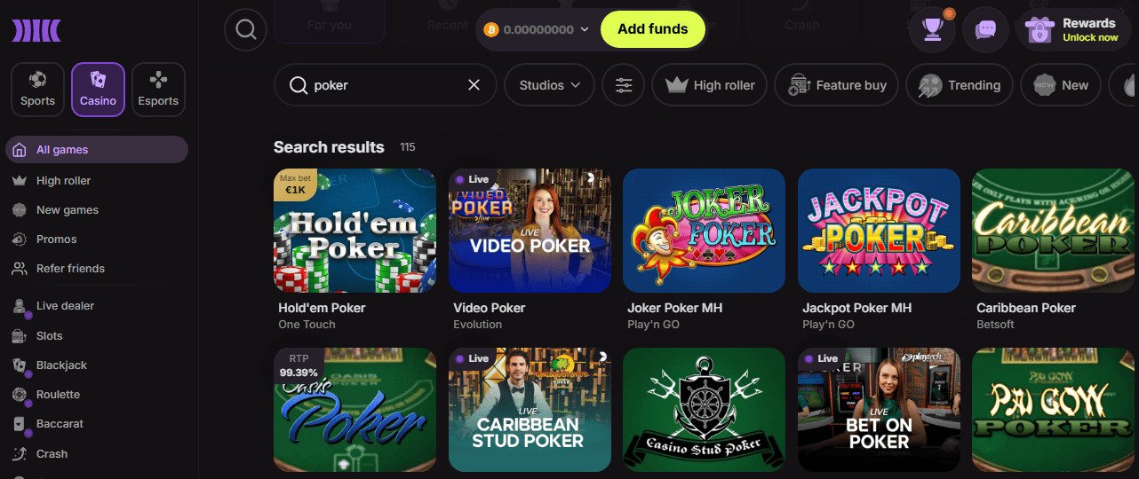 cloudbet póquer